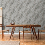 BB51161 Luxurious Marble Motif Silver Grey Wallpaper