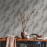 BB51161 Luxurious Marble Motif Silver Grey Wallpaper