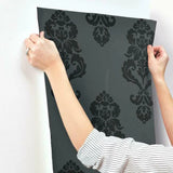 BL0397 Graphic Damask Wallpaper