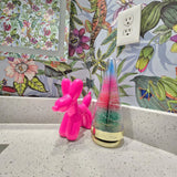 BL1701 Multicolor blue Jungle Tropical flower rainforest leaves frogs lizards Wallpaper