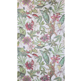 BL1702 Multicolor white Jungle Tropical flower rainforest leaves frogs lizard Wallpaper
