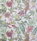 BL1702 Multicolor white Jungle Tropical flower rainforest leaves frogs lizard Wallpaper
