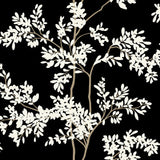 BL1804 Lunaria Silhouette White Black Wallpaper