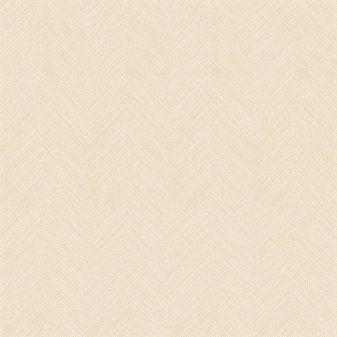 BL72600 Herringbone Cream Beige Natural Grasscloth Wallpaper