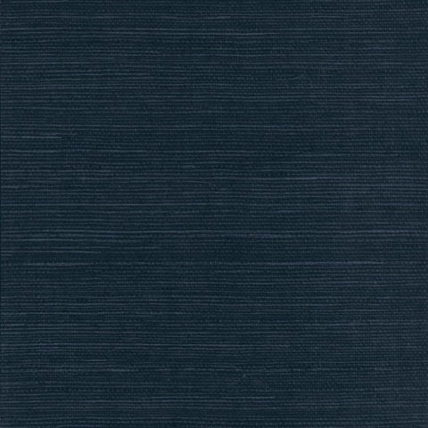 BL72902 Dark Blue Natural Grasscloth Wallpaper