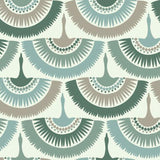 BO6644 Feather Fringe Green Wallpaper