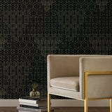 BO6674 Modern Chandelier Black Wallpaper 
