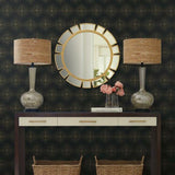 BO6696 Starlight Black Gold Wallpaper
