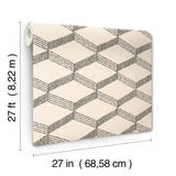 BO6721 Palisades Paperweave Beige York Wallpaper