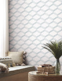 BO6723 Palisades Paperweave Smokey Blue York Wallpaper