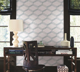 BO6723 Palisades Paperweave Smokey Blue York Wallpaper