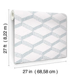 BO6723 Palisades Paperweave Smokey Blue York Wallpaper