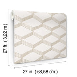 BO6724 Palisades Paperweave Taupe York Wallpaper