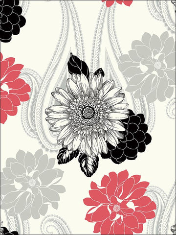 BW20801 Floral Paisley Wallpaper