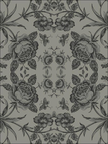 BW21600 Rose Kaleidoscope Wallpaper