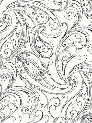 BW23100 Paisley Wallpaper