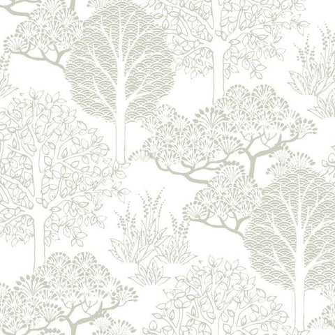 BW3851 Kimono Trees Wallpaper