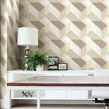 BW3881 Graphic Geo Blocks Wallpaper