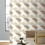 BW3881 Graphic Geo Blocks Wallpaper