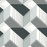 BW3882 Graphic Geo Blocks Wallpaper