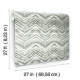 BW3911 Petite Watercolor Chevron Wallpaper