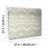 BW3912 Petite Watercolor Chevron Wallpaper