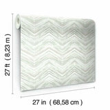 BW3913 Petite Watercolor Chevron Wallpaper