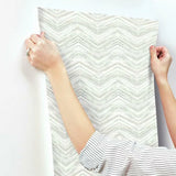 BW3913 Petite Watercolor Chevron Wallpaper