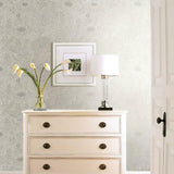 BW3921 Wood Block Blooms Wallpaper