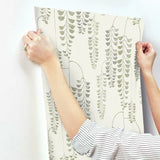 BW3941 Deco Wisteria Wallpaper