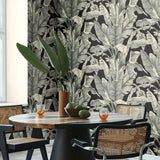 BW3971 Banana Leaf Wallpaper