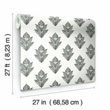 BW3977 Lotus Motif Wallpaper