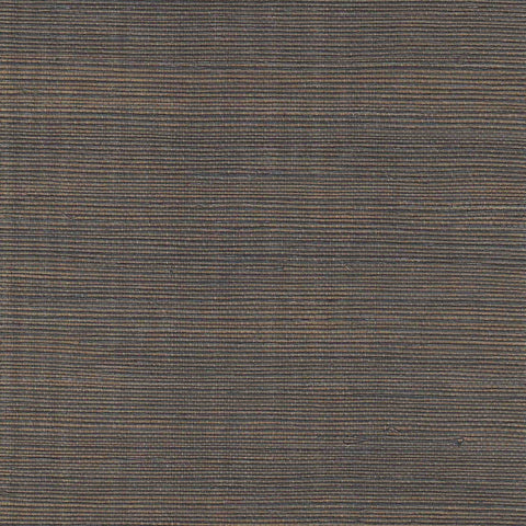 BX10018 Antika Sisal Copper Metallic Charcoal Wallpaper 