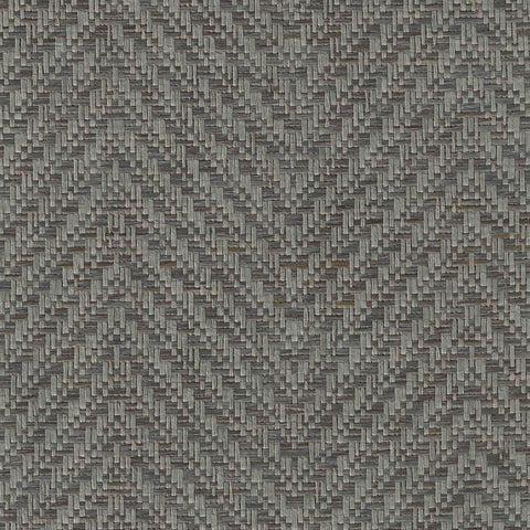 BX10045 Herringbone Paper Weave Dusty Taupe Wallpaper