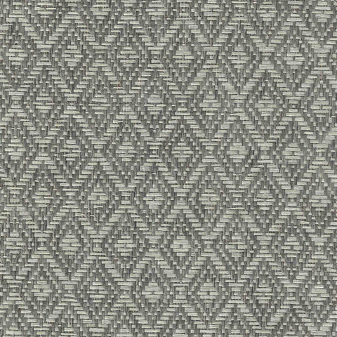 BX10046  Diamond Back Paper Weave Grey Oyster Wallpaper