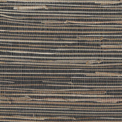 BX10175 Boccali Grass Night Black Tan Wallpaper