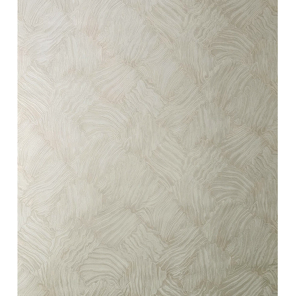 M25015 Beige Ivory gold metallic glitter textured shell tile faux plas ...