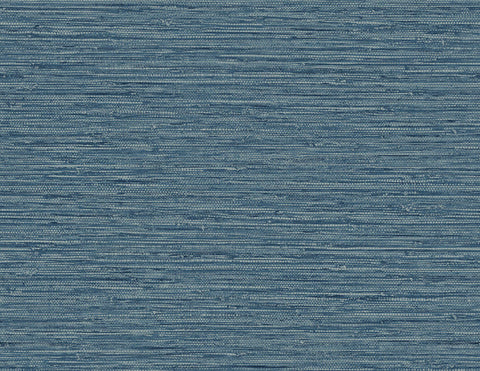 SC20902 Blue Isla Faux Jute Wallpaper