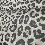 Brown bronze tan gold metallic faux leopard cheetah skin textured wallpaper 3D