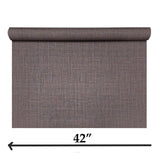 Z80051 Burgundy woven faux fabric grass sack cloth textured plain modern wallpaper roll