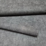 C88104 Dark gray plain faux woven thread sackcloth fabric textured modern Wallpaper