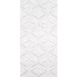 C88109 Grayish ivory cream off white wavy trellis lines textured contemporary Wallpaper