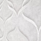 C88109 Grayish ivory cream off white wavy trellis lines textured contemporary Wallpaper