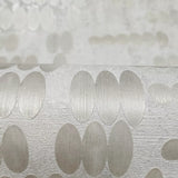 C88130 Beige cream brass metallic faux concrete textured polka dots Modern Wallpaper 3D