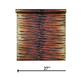 CB10001 Bold exotic faux animal fur tiger stripe golden red orange black wallpaper rolls
