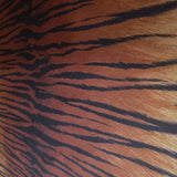 CB10001 Bold exotic faux animal fur tiger stripe golden red orange black wallpaper rolls
