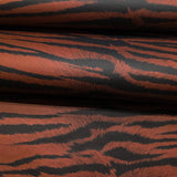 CB10001 Bold exotic faux animal fur tiger stripe golden red orange black wallpaper rolls
