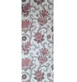 CB10800 Off white red gray flowers giacomo Bohemian Monarchos Paisley floral wallpaper
