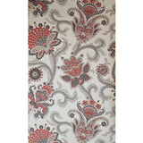 CB10800 Off white red gray flowers giacomo Bohemian Monarchos Paisley floral wallpaper
