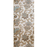CB10804 Taupe brown teal Giacomo Bohemian flowers Monarchos Paisley floral wallpaper 3D